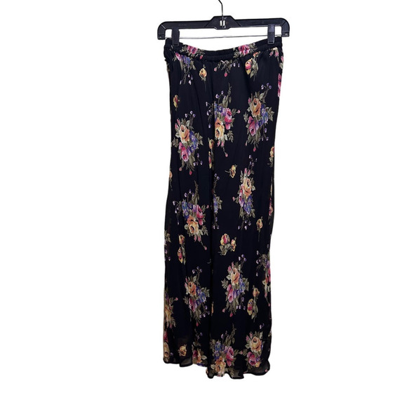 Styleworks Maxi 90's Retro Skirt M Rayon Lined Floral Grunge Cottage Whimsygoth - Picture 3 of 6